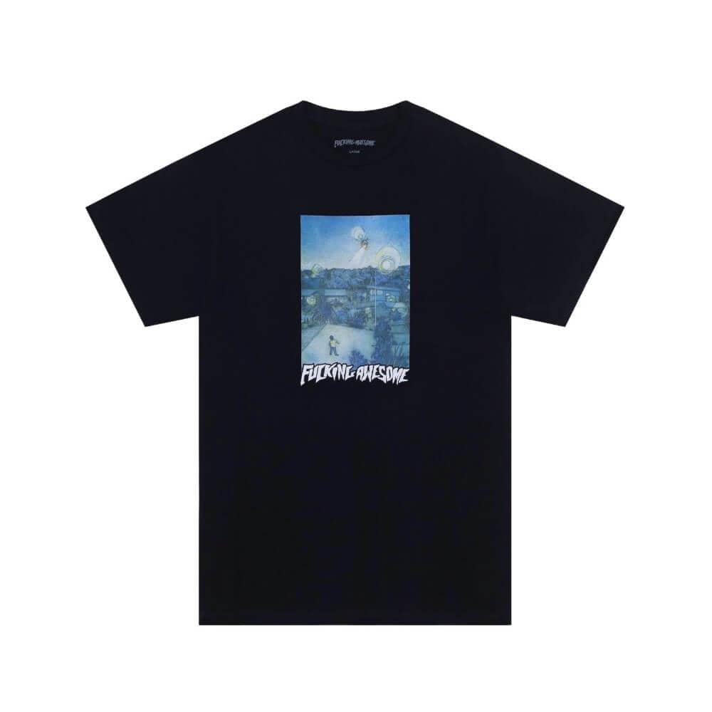 Fucking Awesome Skate Helicopter Tee Black - 50-50 Skate Shop