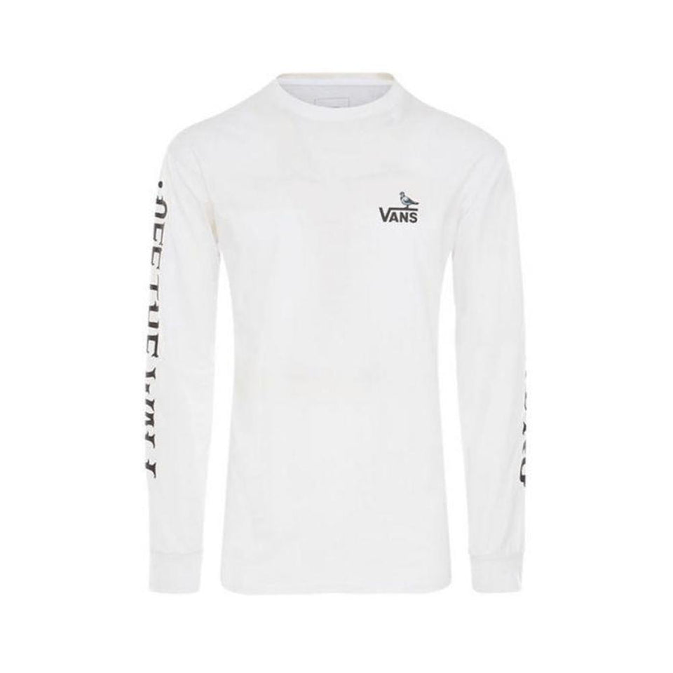 Vans x Anti Hero On The Wire Long Sleeve Shirt White - 50-50 Skate Shop