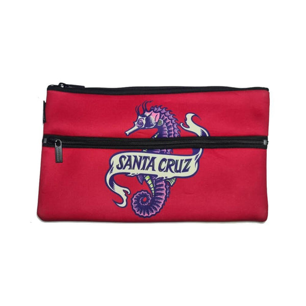 Santa Cruz Seahorse Pencil Case Rogue Pink - 50-50 Skate Shop