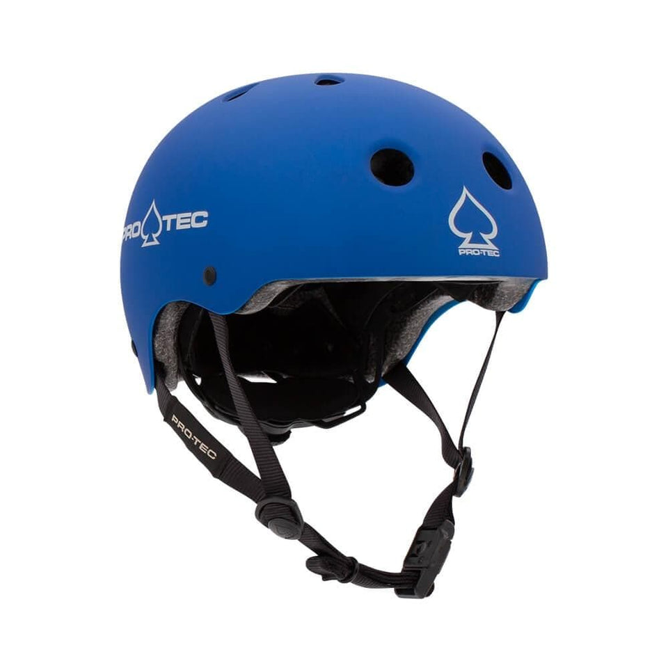 Pro Tec Classic Adjustable FIT Certified Skate Bike Junior Helmet Matte Metallic Blue - 50-50 Skate Shop