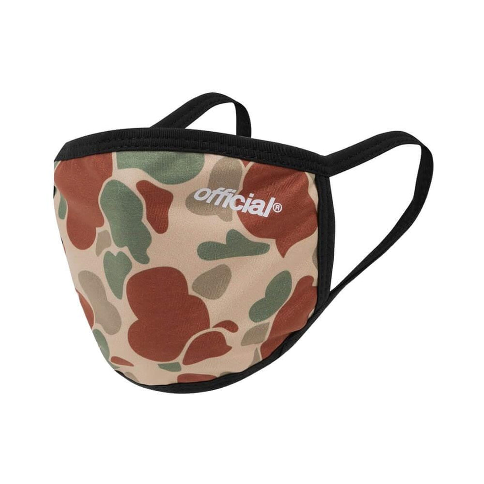 Official Face Mask Duck Camo Beige L/XL - 50-50 Skate Shop