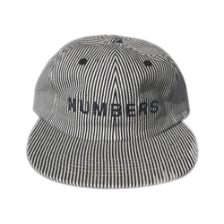 Numbers Edition Wordmark 6 Panel Hat Denim - 50-50 Skate Shop