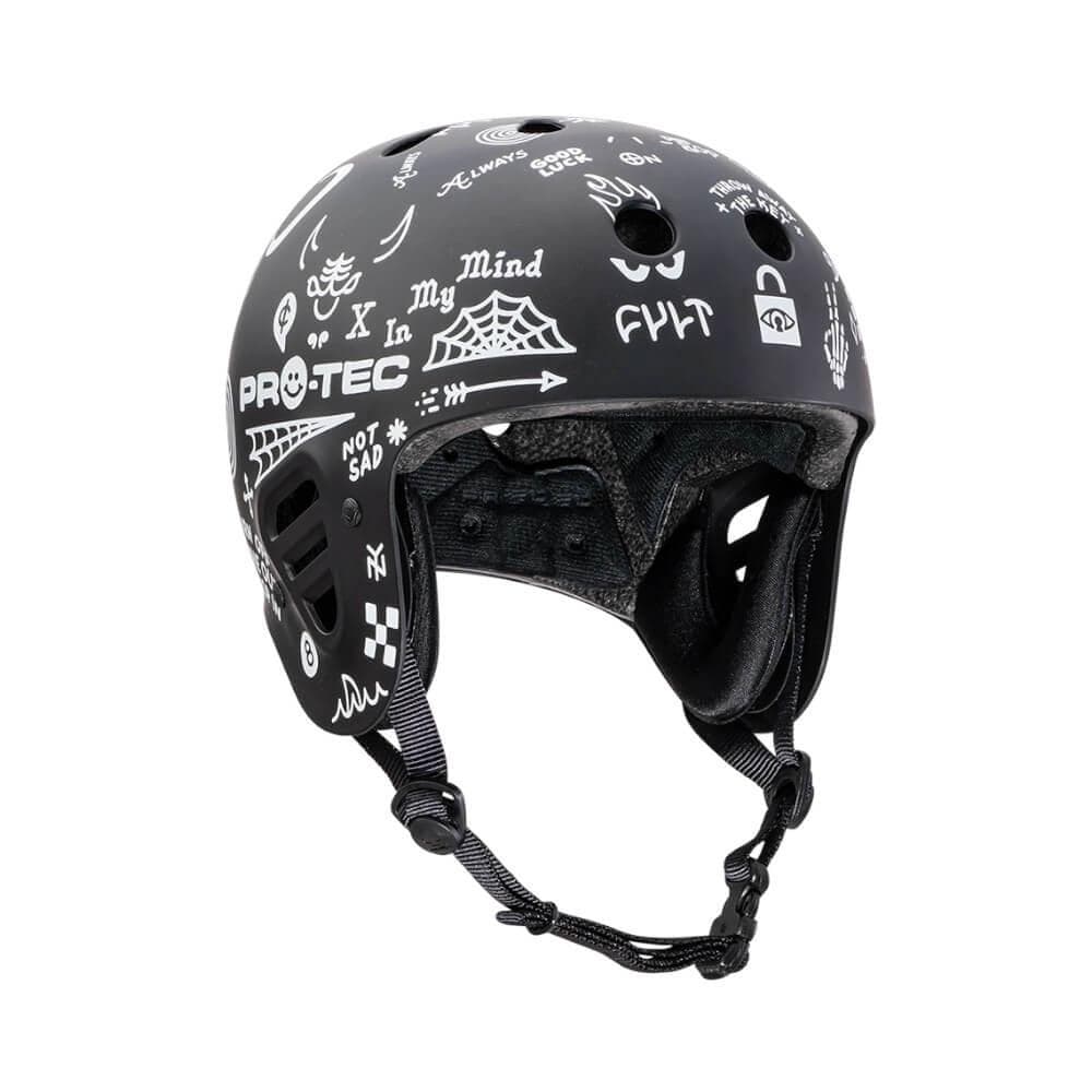 Pro Tec Classic Full Cut Certified Skate Bike Helmet Cult Black 50-50 Skate Shop