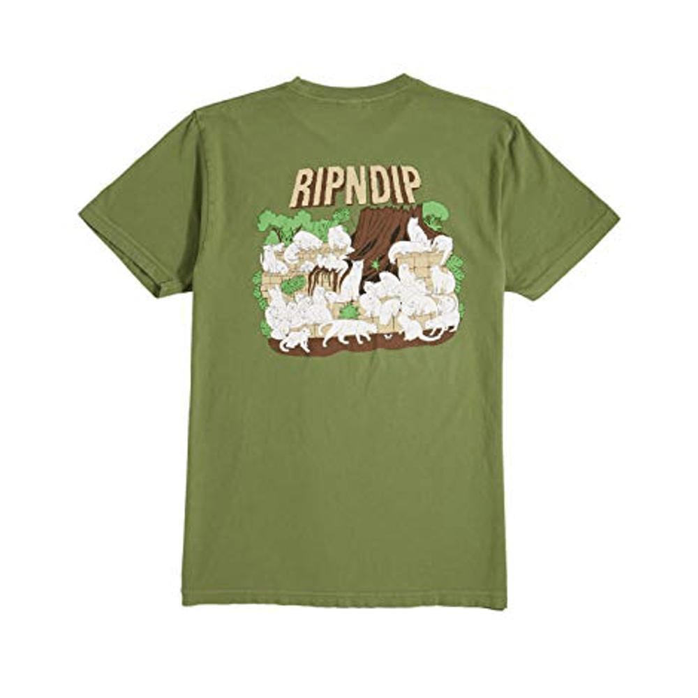 Ripndip Nermal Forrest Tee Olive Green - 50-50 Skate Shop