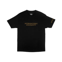 Passport Inter Solid Tee Black Gold - 50-50 Skate Shop
