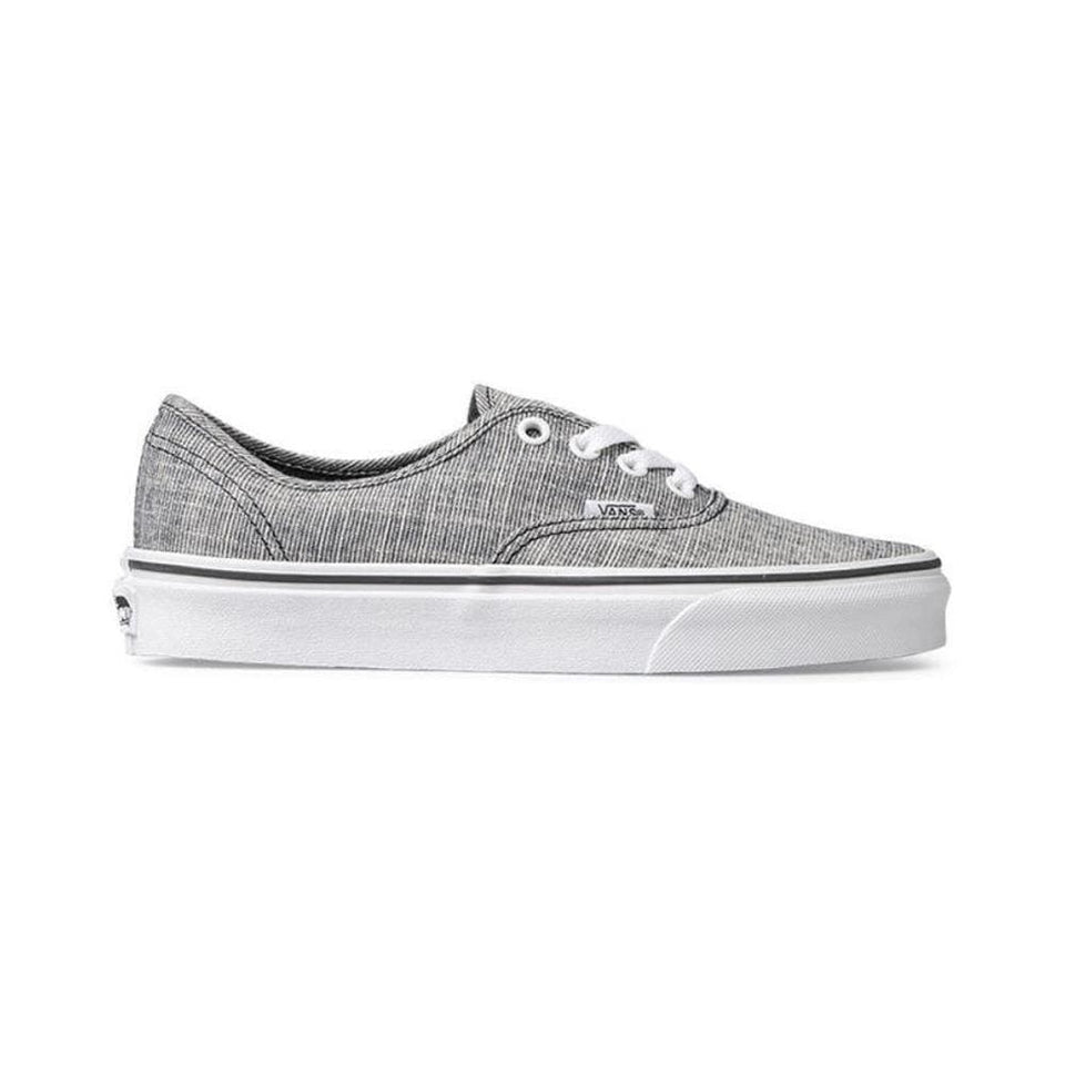 Vans UA Authentic (Chambray) Ebony True White - 50-50 Skate Shop