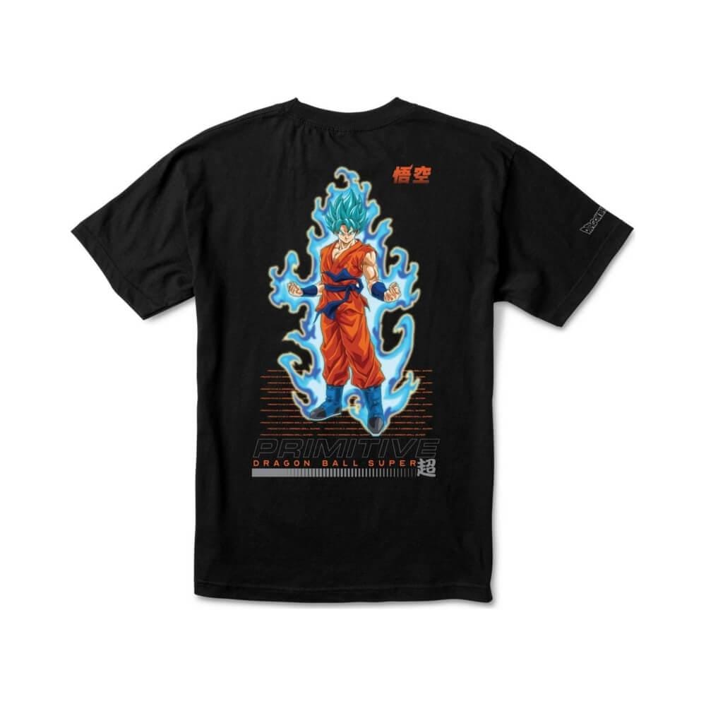 Primitive x Dragon Ball Z Tee SSG Goku Black - 50-50 Skate Shop