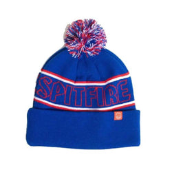 Spitfire Skate Beanie Hombre Pom Pom Blue Red White - 50-50 Skate Shop