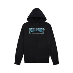 Thrasher Skate Black Ice Hoodie Black - 50-50 Skate Shop