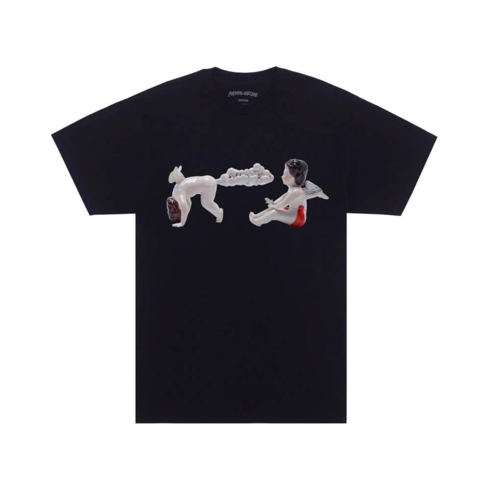 Fucking Awesome Skate Cherub Fart Tee Black - 50-50 Skate Shop