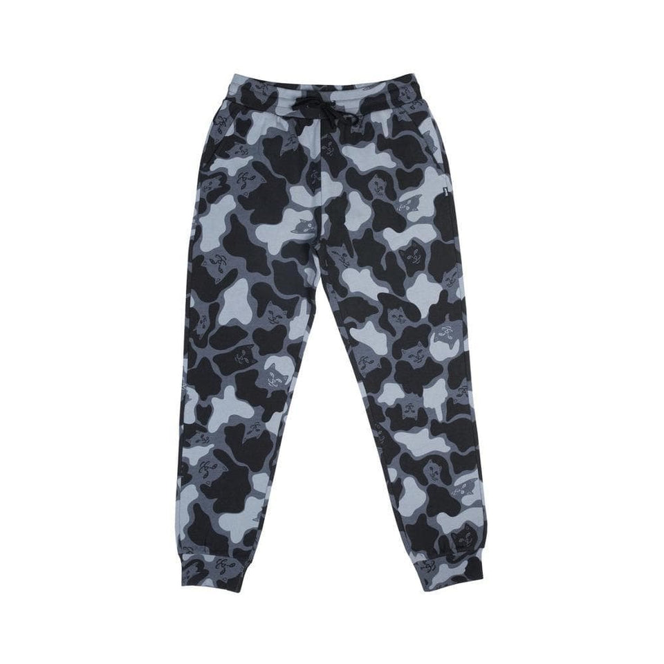 Ripndip Nerm Camo Track Pants Blackout Camo - 50-50 Skate Shop