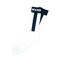 WKND Baseball Socks Navy White - 50-50 Skate Shop