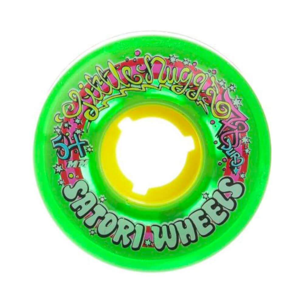 Satori Skateboard Wheels Lil Nugz 54mm 78a Green - Set of 4 - 50-50 Skate Shop