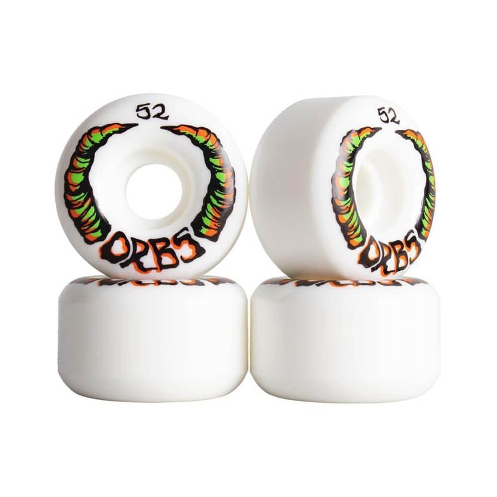 Orbs Skateboard Wheels Apparitions White 52mm - 50-50 Skate Shop