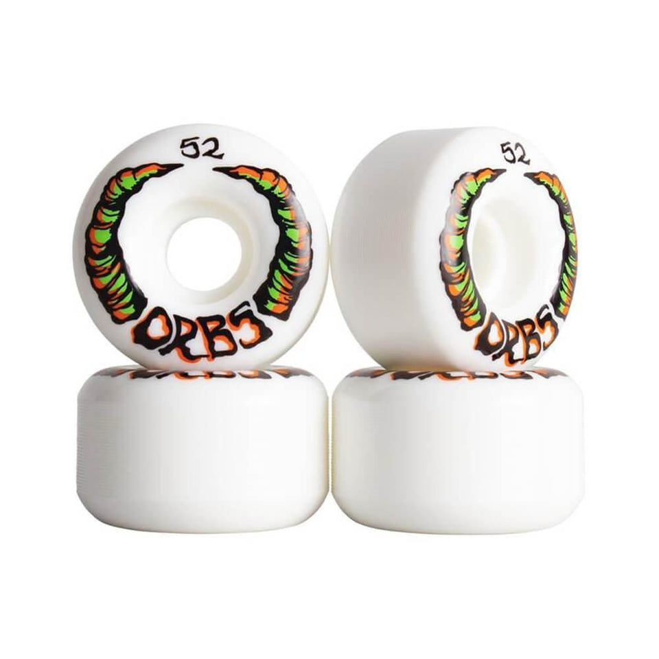 Orbs Skateboard Wheels Apparitions White 52mm - 50-50 Skate Shop