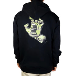 Santa Cruz Camo Hand Pop Hoodie Black - 50-50 Skate Shop