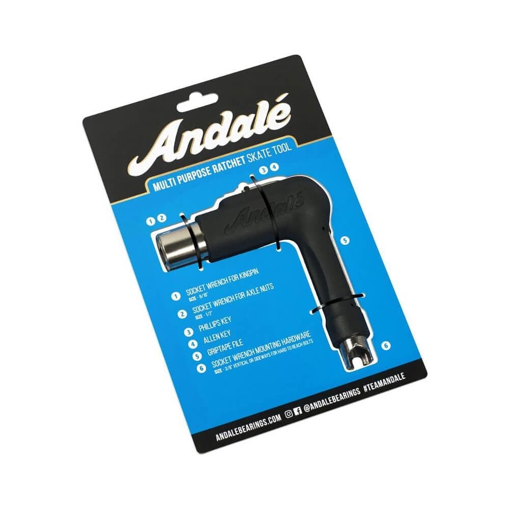 Andale Multi Purpose Skate Ratchet Tool Black - 50-50 Skate Shop