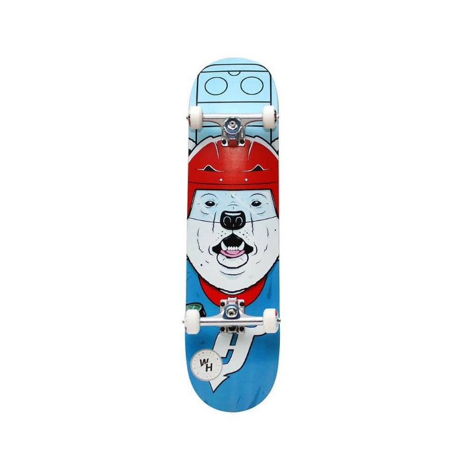 Holiday Skateboards Complete Sporting Animal Polar Bear 8.0" x 32" 14.25" WB - 50-50 Skate Shop
