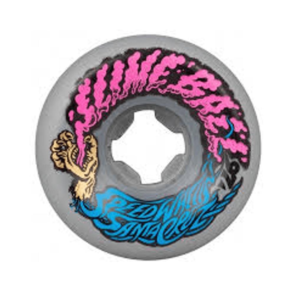 Santa Cruz Wheels Slime Balls Vomit Mini 56mm 97A Metallic Silver - 50-50 Skate Shop