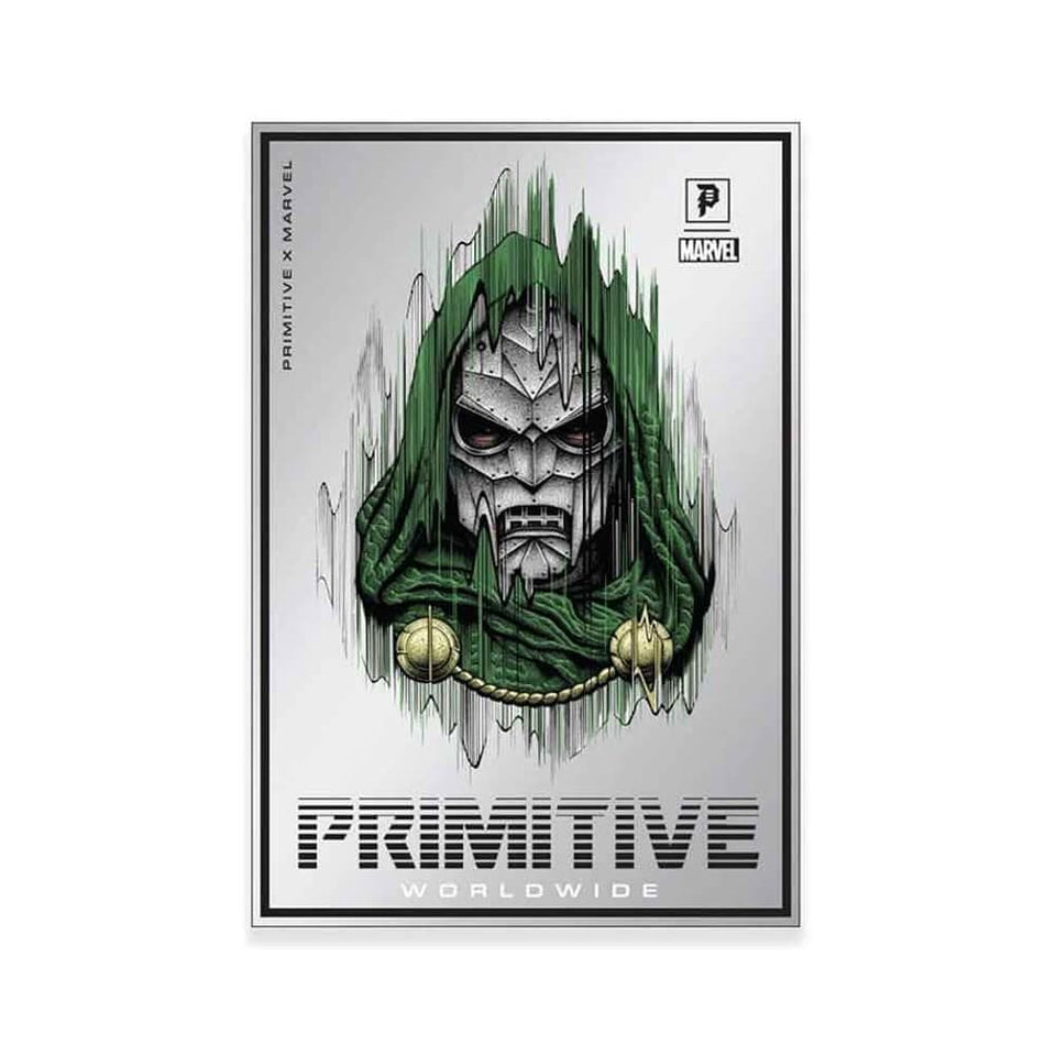 Primitive Skate Sticker Marvel Dr Doom - Single Sticker - 50-50 Skate Shop