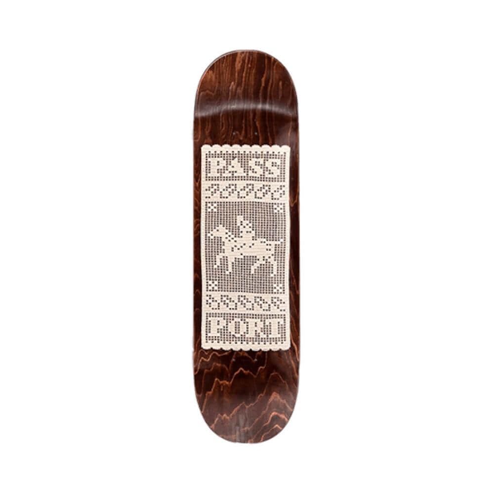 Passport Skateboard Deck Doily Series 8.125" x 31.6" Horse 14.25" WB - 50-50 Skate Shop