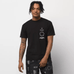 Vans Distortion Type Short Sleeve Tee Black - 50-50 Skate Shop