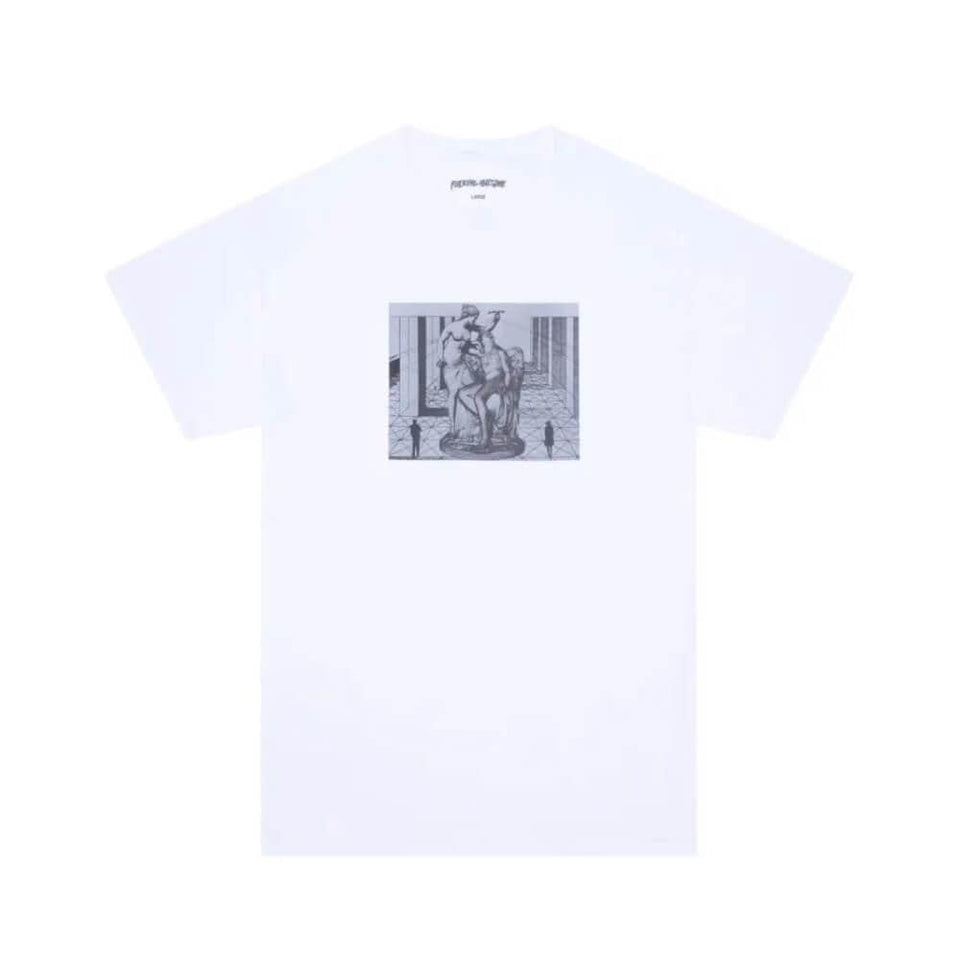 Fucking Awesome Skate Perspective Statue Tee White - 50-50 Skate Shop