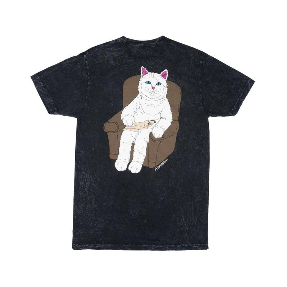 Ripndip Nap Time Tee Black Mineral Wash - 50-50 Skate Shop