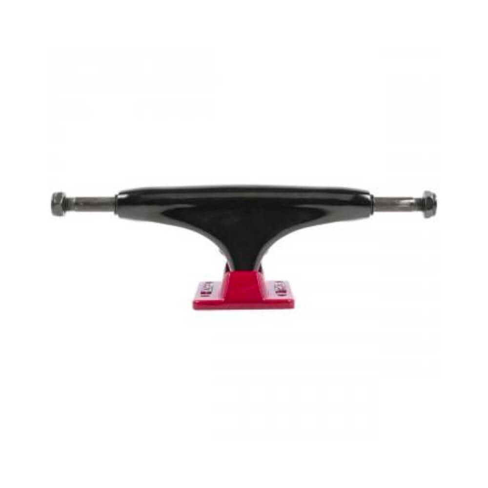 Tensor Skateboard Alloy Trucks 5.25 (7.875") Black Red - Set of 2 - 50-50 Skate Shop