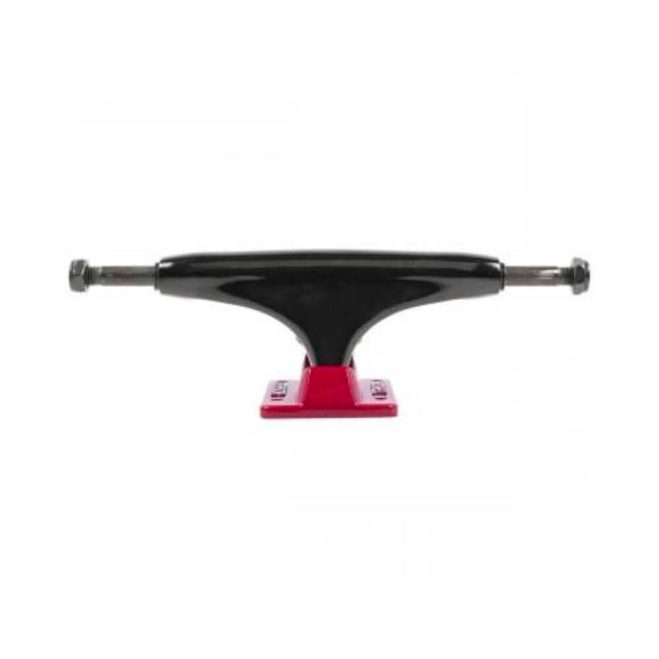 Tensor Skateboard Alloy Trucks 5.25 (7.875") Black Red - Set of 2 - 50-50 Skate Shop
