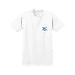 Anti Hero Skate Tee Pocket Reserve White Blue - 50-50 Skate Shop