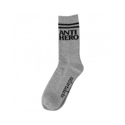 Antihero Socks Blackhero If Found Grey Black - 50-50 Skate Shop
