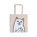 Ripndip Lord Nermal Tote Bag Natural Canvas - 50-50 Skate Shop