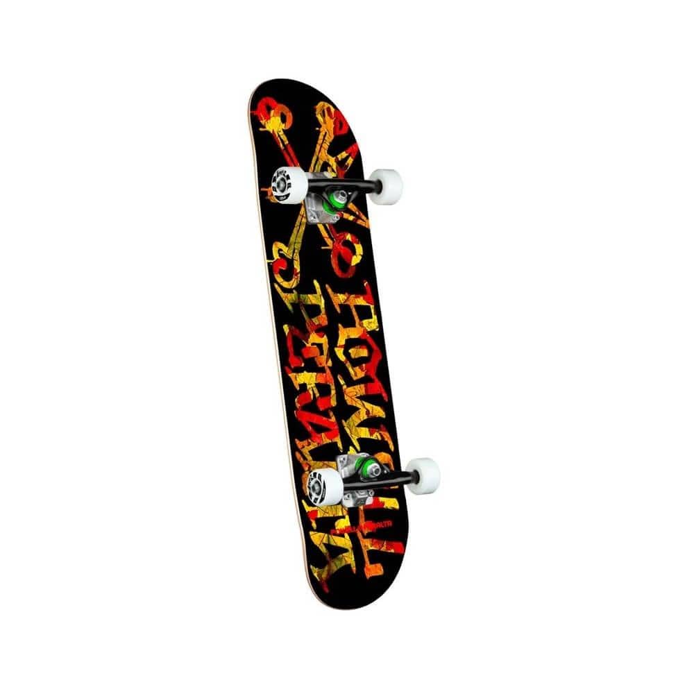 Powell Peralta Skateboard Complete Vato Rat Leaves 7.5" x 28.5" Black 12.25" WB - 50-50 Skate Shop