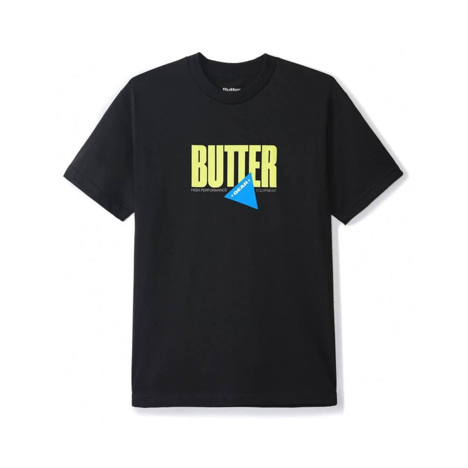 Butter Goods Gear Tee Black - 50-50 Skate Shop