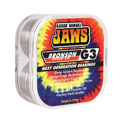 Bronson Skateboard Bearings G3 Jaws - Set of 8 - 50-50 Skate Shop