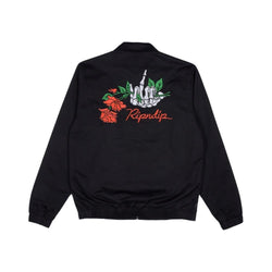Ripndip Dead Rose Cotton Coach Jacket Black - 50-50 Skate Shop