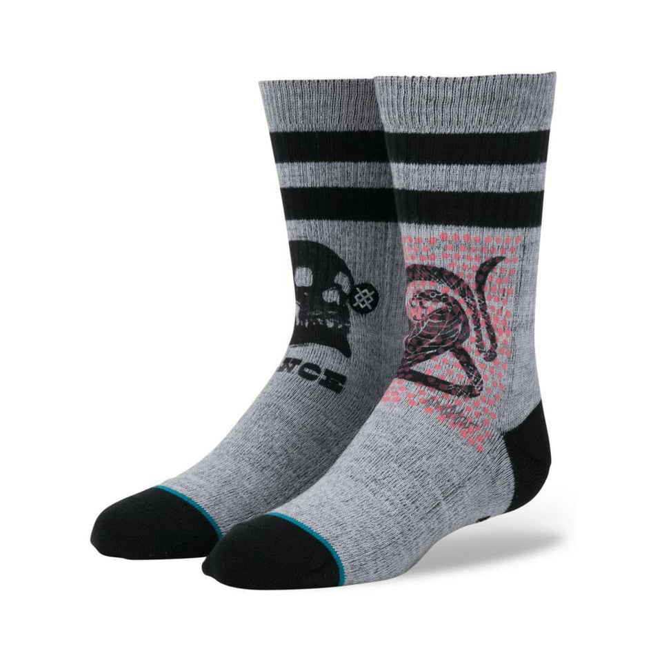 Stance Kids Oblow Snake Boy Socks Grey - 50-50 Skate Shop