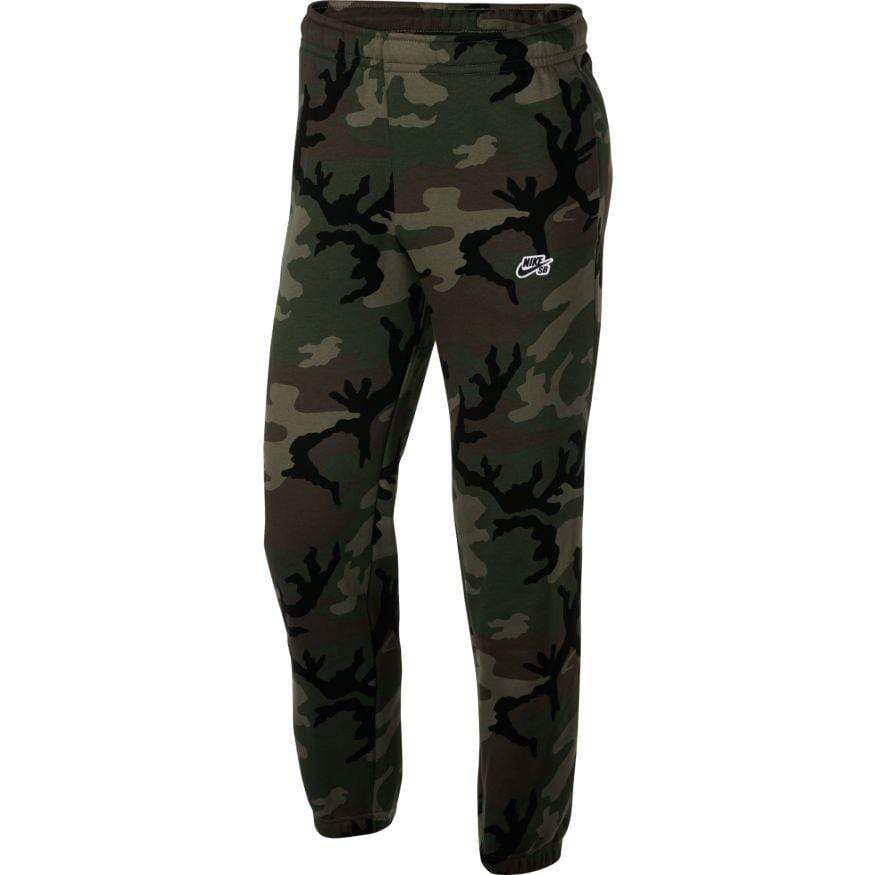 Nike SB Icon Camo Pants Medium Olive Black
