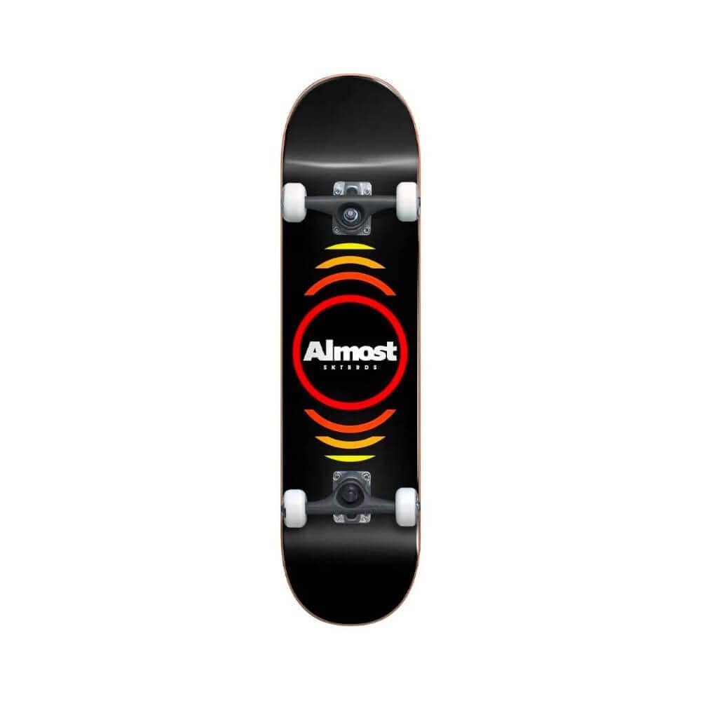 Almost Skateboard Complete Reflex Youth 7.0" x 28.875" Black Soft Top 12.25" WB - 50-50 Skate Shop