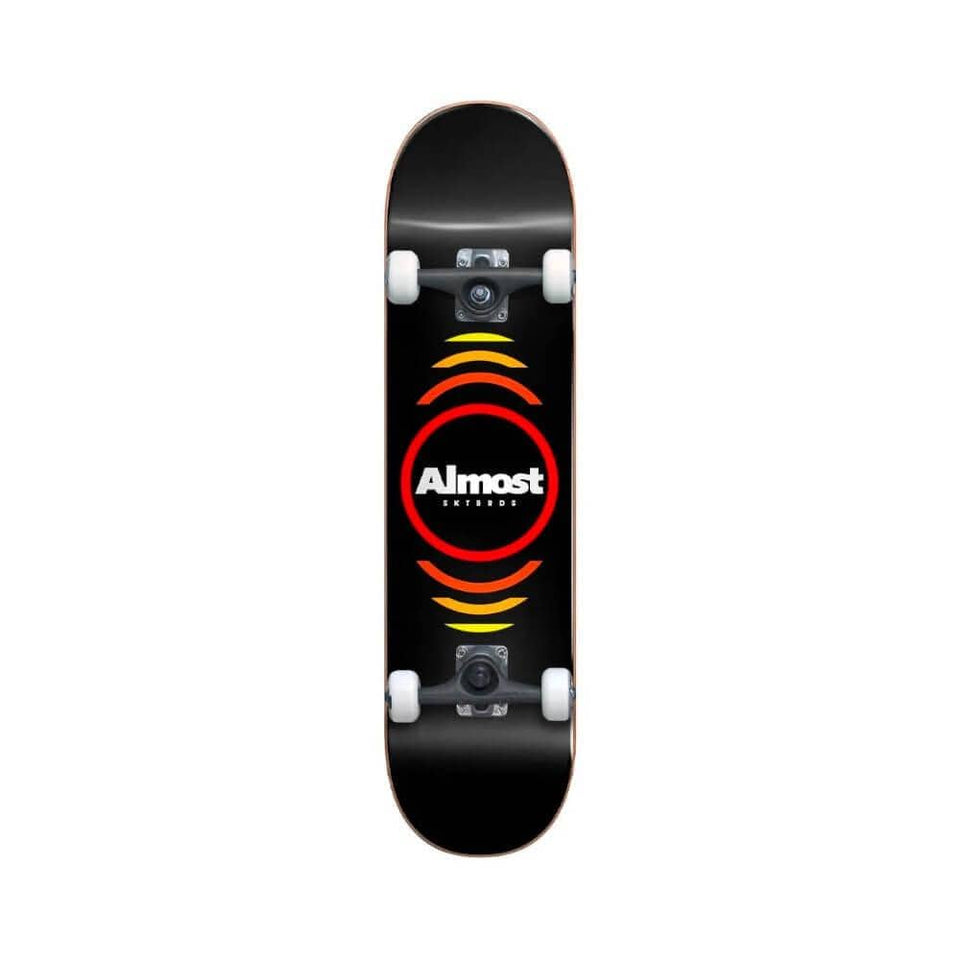 Almost Skateboard Complete Reflex Youth 7.0" x 28.875" Black Soft Top 12.25" WB - 50-50 Skate Shop