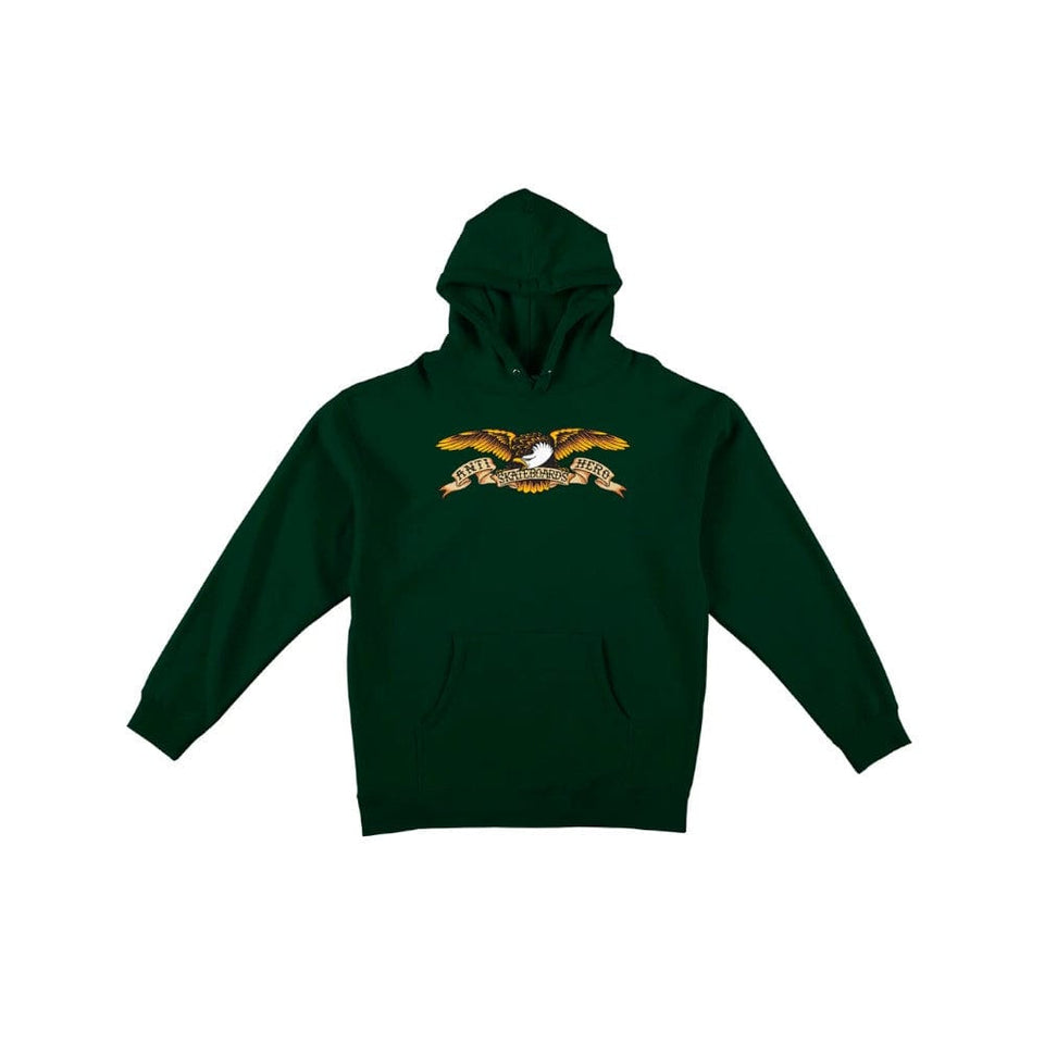 Anti Hero Skate Sweater Hoodie Eagle Dark Green - 50-50 Skate Shop