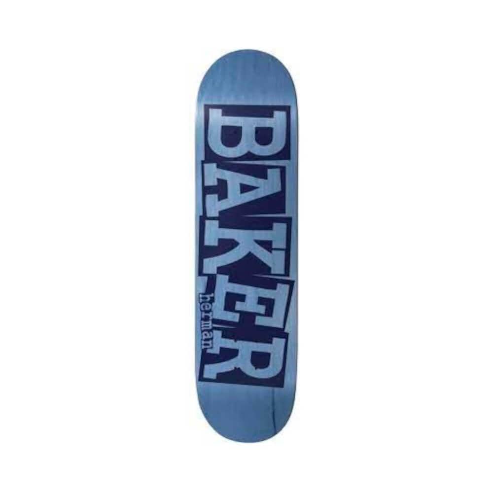 Baker Skateboard Deck Herman Ribbon 8.25" x 31.875" Blue Veneer 14.25" WB - 50-50 Skate Shop