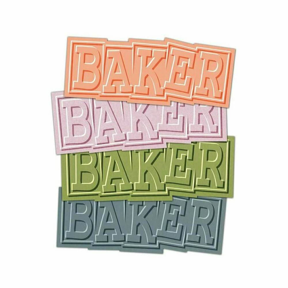 Baker Ribbon HO20 Sticker (Sold Individually) - 50-50 Skate Shop
