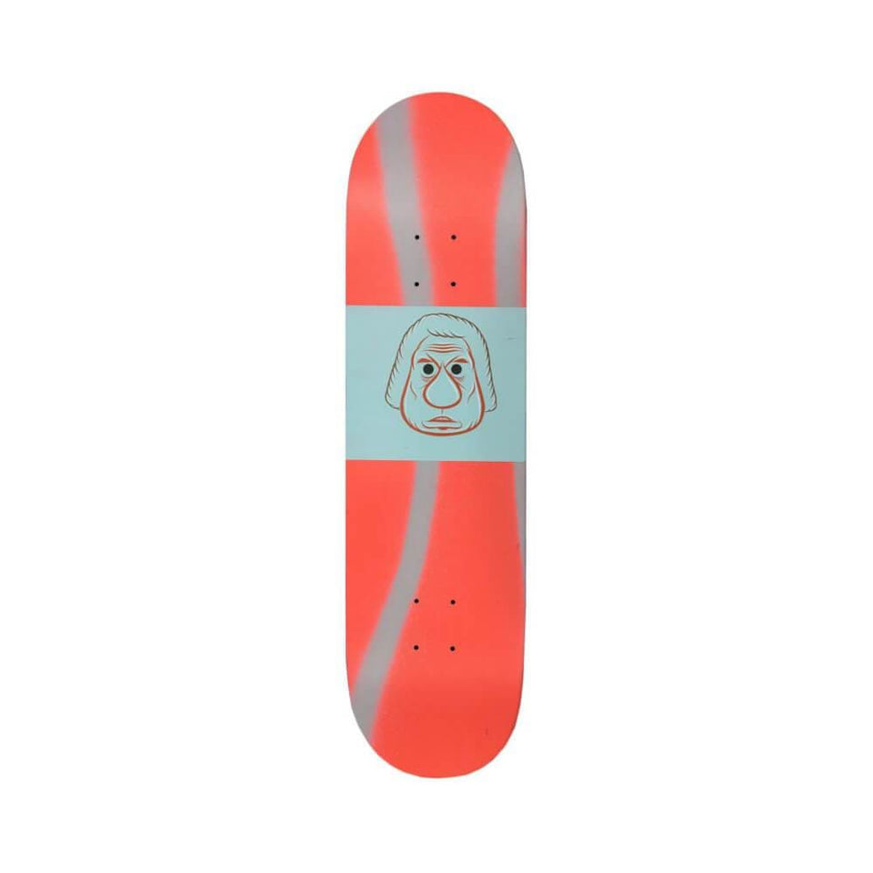 Baker x Barry McGee Skateboard Deck Theotis 8.3875" x 32" Red 14.5" WB - 50-50 Skate Shop