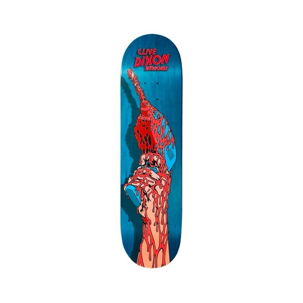 Birdhouse Skateboard Deck Blood Drill Dixon 8.5" x 32.25" Blue 14.5" WB - 50-50 Skate Shop