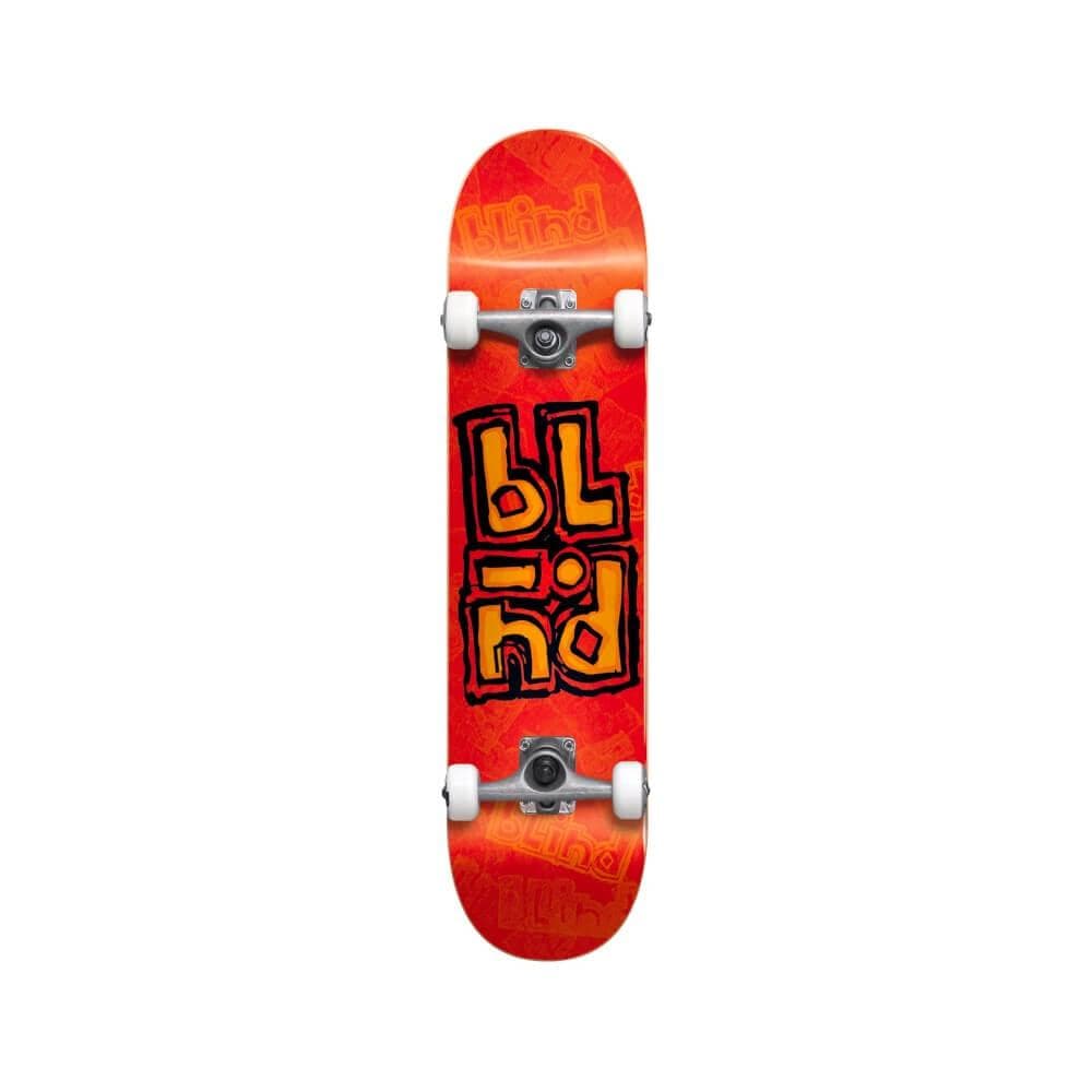 Blind Skateboard Complete OG Stacked Stamp 8.0" x 31.5" Orange 14" WB - 50-50 Skate Shop