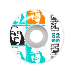 Blind Skateboard Wheels Psychedelic Multi Girl 52mm 99A White - 50-50 Skate Shop