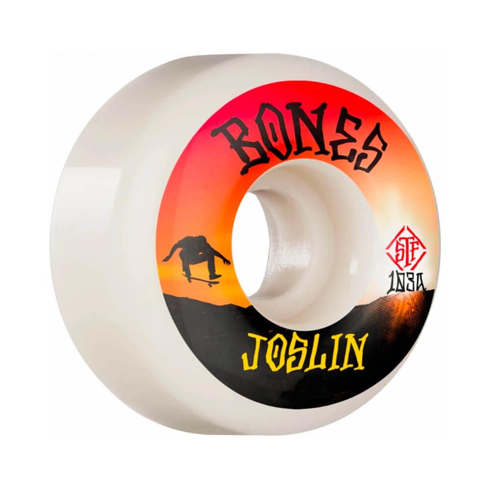 Bones Skateboard Wheels STF Joslin Sunset V1 Standard 54mm 103A - Set of 4 - 50-50 Skate Shop