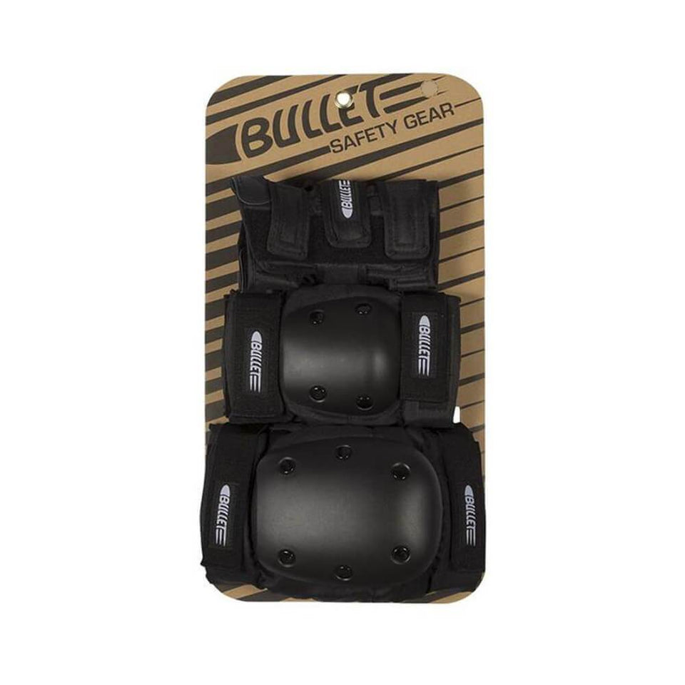 Bullet Skateboard Junior Knee Elbow Wrist Pad Set - 50-50 Skate Shop